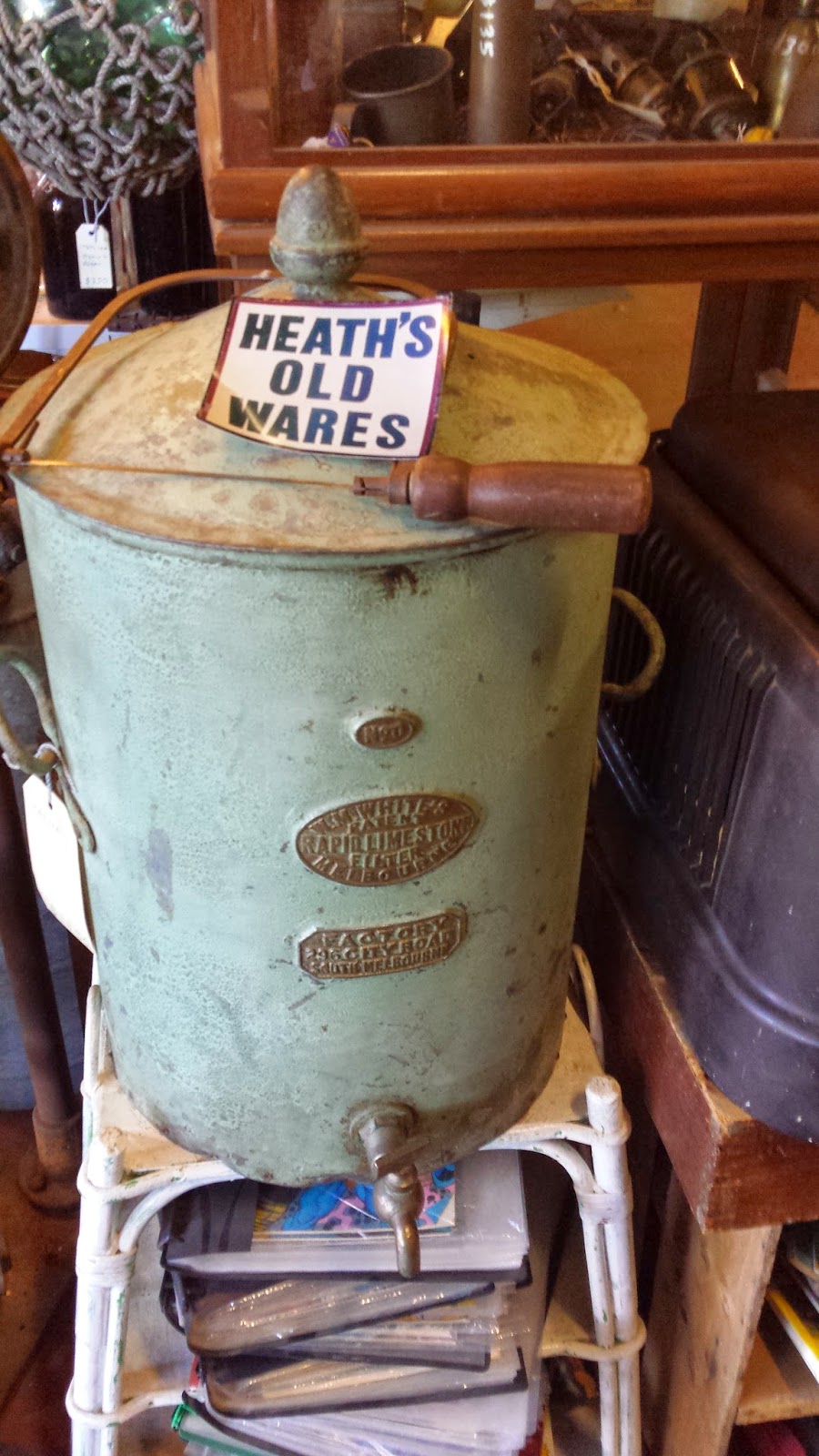 Heaths Old Wares, Collectables, Industrial Antiques W. M. Wiytes